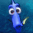 A pixelated blue fish with large eyes and a yellow fin appears on the left side of a four- , while pink text reads "FISH" in the top-right and "jPip!!!!!" in the bottom-left