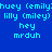 Pixelated text in cyan on blue, purple, and pink backgrounds arranged in a with repeated phrases