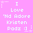 Pixelated pink background with repeated white text and star motifs arranged in a pattern