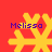 Four yellow snowflake-shaped icons on a red background with purple text reading "Melissa" above each icon.