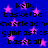 Blue background with pink stars and repeated black text listing 'kelly', 'basketball', 'cheerleading', 'gymnastics', 'baseball' in a pattern