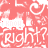 A static pattern of repeated white text and swirls on a solid coral background, with no visible animation or distinct subjects.