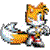 Pixelated orange fox with white muzzle and tail tip, red shoes, blue eyes, shown in five distinct poses including standing, sitting, and back view.