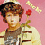 Pixelated image of a person holding a red rose against pink background with green text reading "DAMN, HE'S HOT!!".
