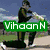 A four- shows cricket-related scenes with green text overlays: a batsman in dark uniform, grassy field, stumps and ball, and an empty
