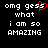 Pixelated text on black background with red heart symbol replacing 's' in 'guess', two identical side-by-side versions of the phrase.