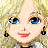 Pixelated cartoon-style image of a blonde woman with blue eyes, wearing earrings and a white jacket, with text below reading 'STUCK IN the 80's' in gray and orange.