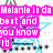 Pixelated image with text overlays and character art, including penguins, a cartoon bird, and people, on colored backgrounds.