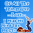 Pixelated blue background with white text and two figures: one lying down, another standing with arms raised.