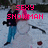 Pixelated image of a figure in dark jacket and blue pants holding a pink object, with 'SEXY SNOWMAN' text overlaid in bright pink block letters.