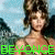 Pixelated image of a person with dark hair styled up, wearing no visible clothing, against a blurred outdoor background with greenery and blue sky.