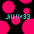 Pixelated pink circles float on black background with cyan text reading "Jill!!<33" repeated twice.