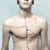 A 2x2 contact sheet of a four-frame animation featuring a shirtless man, text elements, and red X symbols on a beige background.