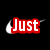 Three red rectangular text blocks with white lettering reading 'Just', 'Do', and 'It' appear sequentially over a black background, each accompanied by a white Nike swoosh symbol.