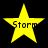 Four yellow star-shaped icons with the word 'Starr' in black text, arranged in a on a black background