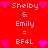 Red background with repeated text and heart symbols in pink and white, arranged in a pattern