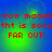 Red pixelated text on blue-green gradient background with green light effects, displaying 'wow maaan wow maaan tht is soootht is sooo FAR OUT! FAR OUT!' in four quadrants.