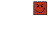 A contact sheet of 16 animated frames showing a red smiling face icon with variations in expression and text elements, including "BON JOVI" and "HAVE A NICE DAY!".