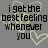 Gray background with light yellow heart outlines and black pixelated text reading 'i get the best feeling whenever you say "hi" or smile at me because i know that for a split second i crossed your mind'.