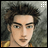 A 48x48 pixel buddy icon featuring a cartoon-style male character with brown hair and light skin on the left, next to stylized text reading "Anime IM" above "com" on a black background.