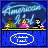 Pixelated cartoon scene with three figures under a blue sky, showing text bubbles changing from 'dawg' to 'UM... cute shirt.' then 'DREADFUL'
