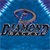 Pixelated blue background with a stylized 'D' logo above the word 'Diamondbacks' in blocky text.