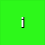 Pixelated image with green , rainbow heart, and multiple colored sunglasses on white background