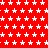 Red background with white star patterns and a gray corner overlay.