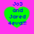 Four identical green heart-shaped icons with blue text on a pink background, each displaying 'Jo3 and Jared 4eva!!!' in pixelated font.
