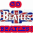 Pixelated graphic with red and blue text reading 'GO', 'Buddy', and 'BEATLES!' on white background.