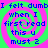 A static digital image with four identical arranged in a , each containing blue text over a green and pink spiral background