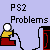 A 16-frame animated contact sheet showing a pixel art stick figure interacting with a PS2 console, displaying frustration and eventual destruction of the device.