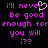 Pixelated text in bright pink on black background with a heart symbol replacing the 'o' in never.