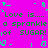 A static image with bright pink background and green pixelated text repeating 'Love is.... a sprinkle of SUGAR!' in multiple