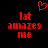 Red pixelated text 'lat amazes me' on black background with red heart symbol above, two identical static frames side-by-side.