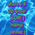Blue water-like background with pixelated text in purple, pink, and blue reading 'shave it up your butt :) hoho anma:)', 'pink with black polka dots! :)', 'Alyssa and Sam are', 'best friends'.