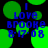 Green circular shapes and blue text reading "I Love Brooke 8-17-08" on a black background, with visible pixelation.