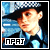 five pixelated images shows a person in police-style uniform with checkered hat and blue shirt, each displaying Cyrillic text "ПРАЙ" at bottom left