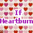 Pixelated heart pattern background with scattered purple text fragments reading "If Heartburn", "Is The Same", "As a BROKEN heart....", "Then I Have", and partial "heartburn".