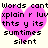 Pixelated text over a pink heart shape on light background, with repeated phrases about unexplainable love.