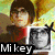 four distinct pixelated portraits with overlaid text labels, each in a separate quadrant