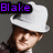 A person wearing a white fedora hat with purple text overlays reading "Blake," "is My," and "Love" across different frames.