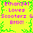 Yellow background with green pixelated border and repeated pink text reading 'Ethan541 Loves Scooterz & Scooterz & BMX!!'