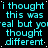 Cyan text on black background repeats 'i thought this was real but yoreal but you thought different' in a pattern with scattered white dots