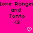 Pixelated text and symbols on a bright pink background with two white heart shapes at the bottom.