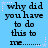 Blue background with black text reading 'why did you have to do this to me......' and pink star decorations, displayed in a of six identical