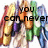A pixelated character with multicolored limbs and torso appears in a , overlaid with changing text across four