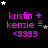 identical pink text and star icons on a black background, with animated white stars shifting positions across frames