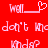 Red background with pixelated white text and a heart symbol, showing two states of the phrase "Will ___ don't Me kinda?" where one state includes a heart above the blank space.
