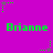 Green text reading 'Brianne' repeated three times on a purple background with scattered green and gray star-shaped pixel clusters.